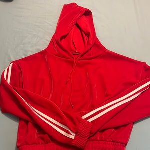 Cropped hoodie very thin and sporty